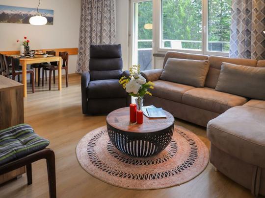 Appartement Allod Park Haus C 301, Zwitserland, Prättigau, Davos, Woonkamer