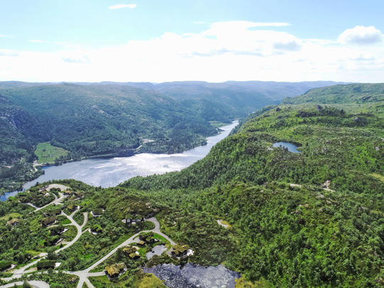 Lomatalo Ørnefjell, Norja, Åseral, Ljosland, Talo/taloryhmä