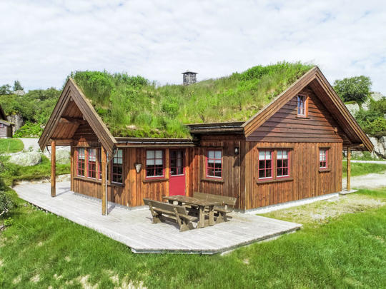 Lomatalo Ørnefjell, Norja, Åseral, Ljosland, Talo