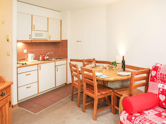 Appartement Mont Fort 55, Zwitserland, Wallis, Siviez-Nendaz, Keuken /Eetkamer