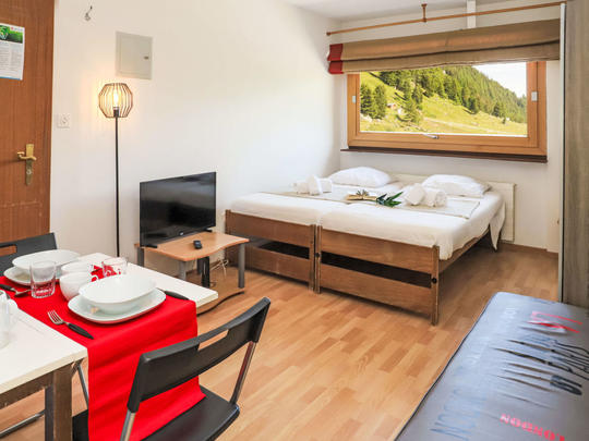 Appartement Rosablanche C25, Zwitserland, Wallis, Siviez-Nendaz, Woonkamer