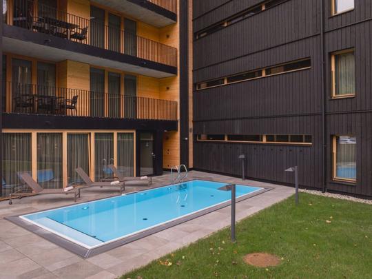 Appartamento Superior Penthouse mit 2 Schlafzimmern, Austria, Montafon, Schruns, Piscina esterna
