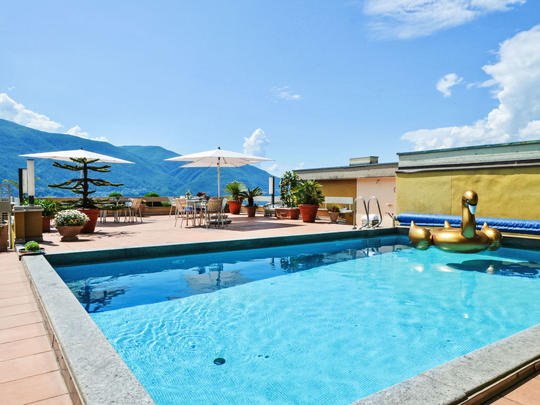 Apartamento Lakeview App. 603, Suiza, Ticino, Ascona, Piscina exterior