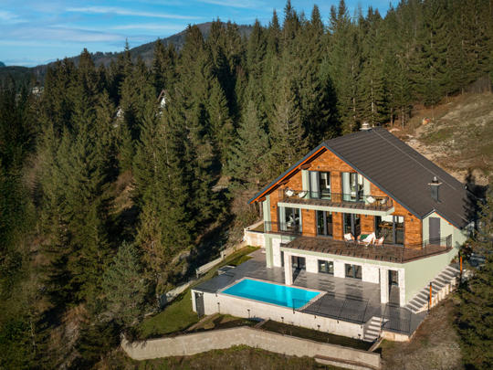 Casa de vacaciones Villa Stella Verde, Croacia, Kvarner y Tierras Altas, Ravna Gora, Fotografía aérea