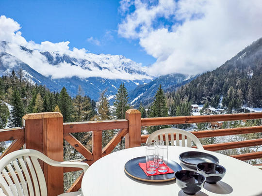 Appartement Les Combins 30, Zwitserland, Wallis, Champex, Terras