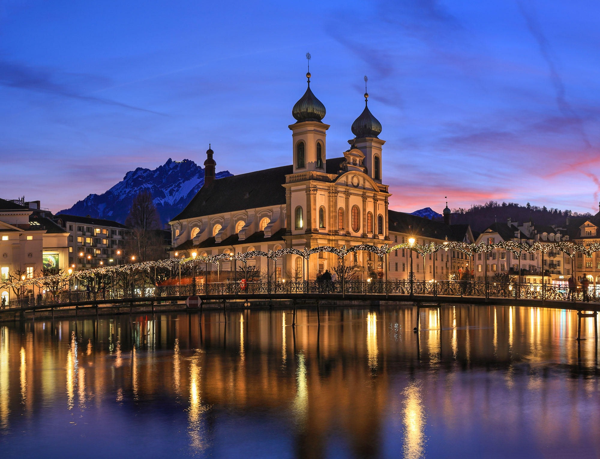 Courses de Noël en Suisse