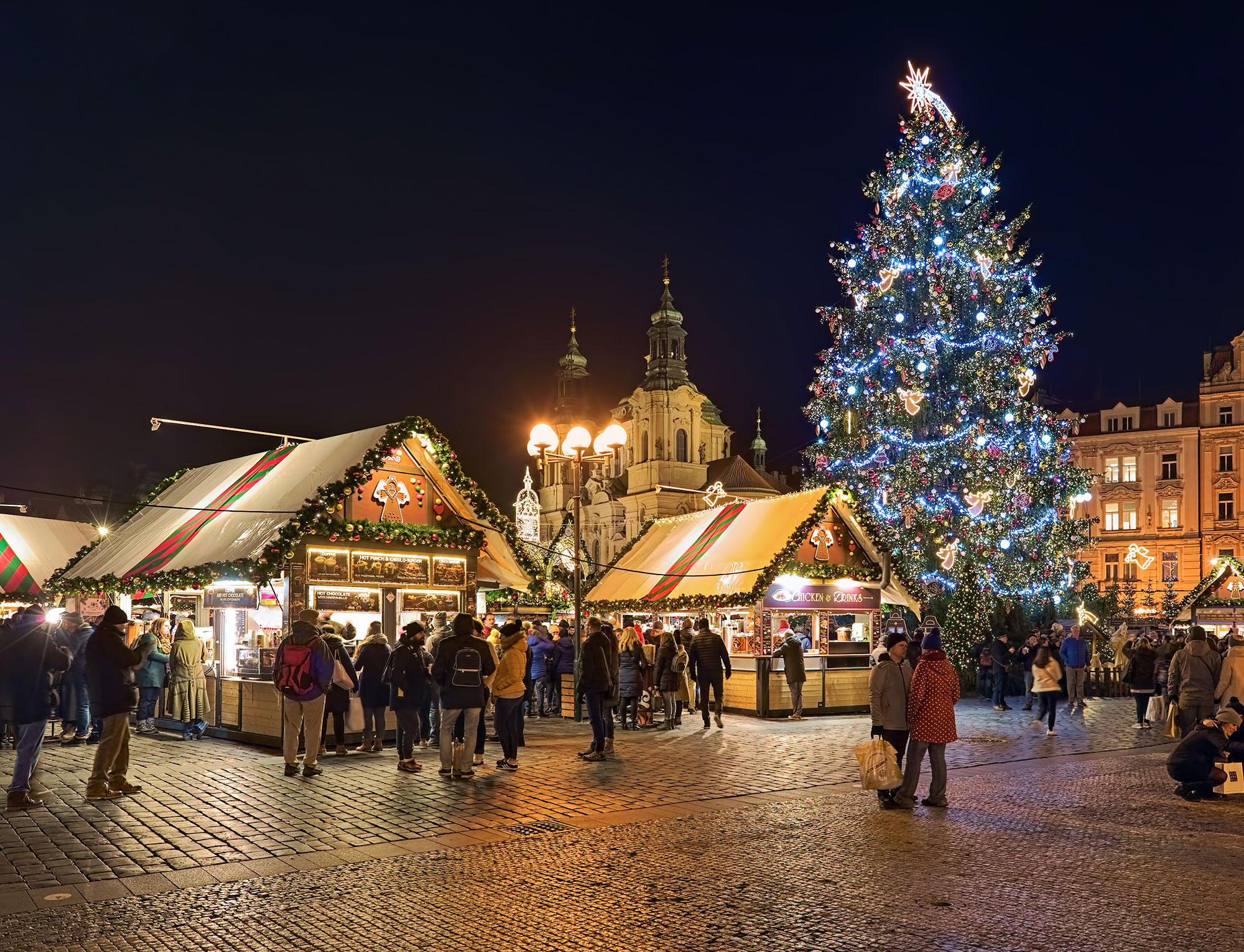 Christmas in a flat in the Czech Republic in Prague in a holiday home