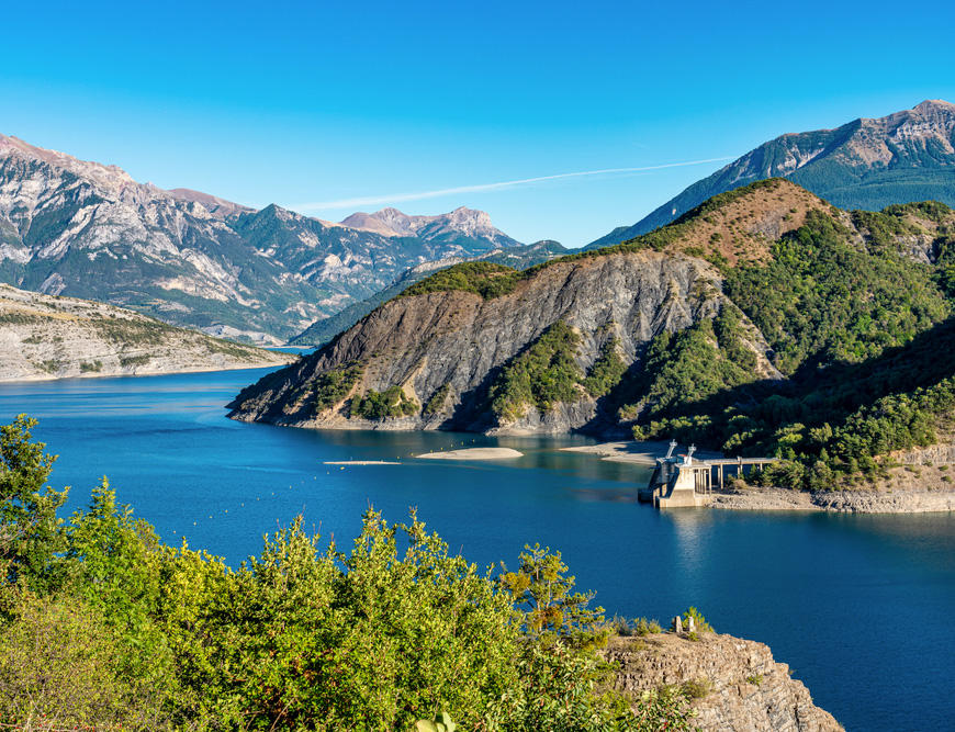 Vacances près d'un lac en France