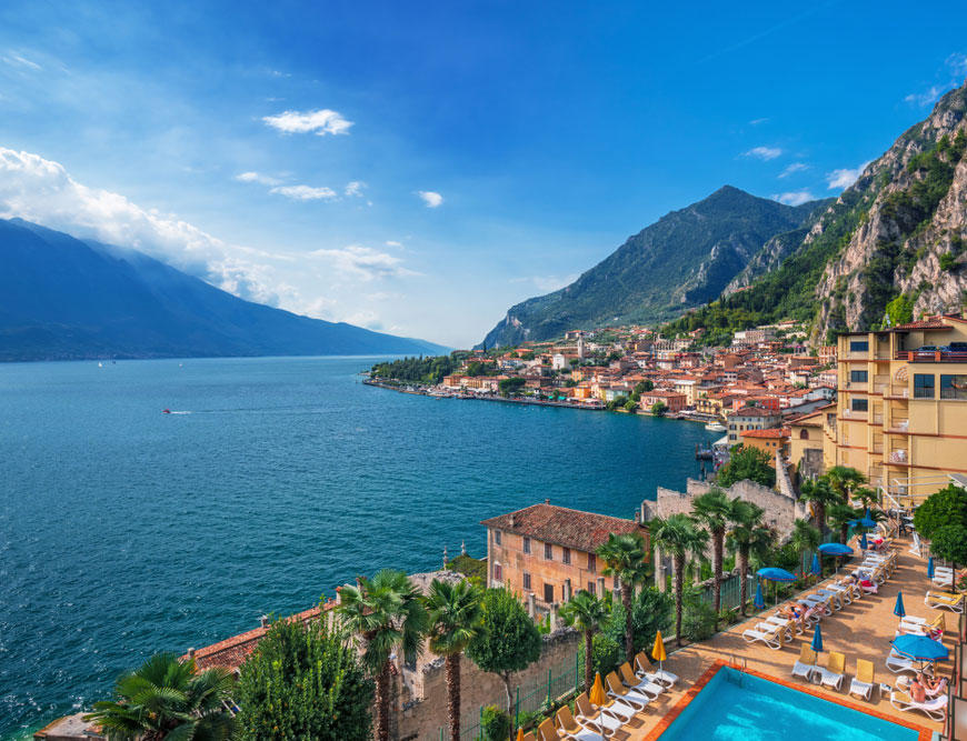 Ferienwohnung am See in Italien