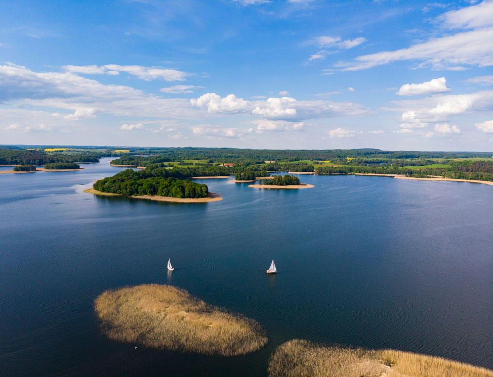 Ferienhaus am See in Polen