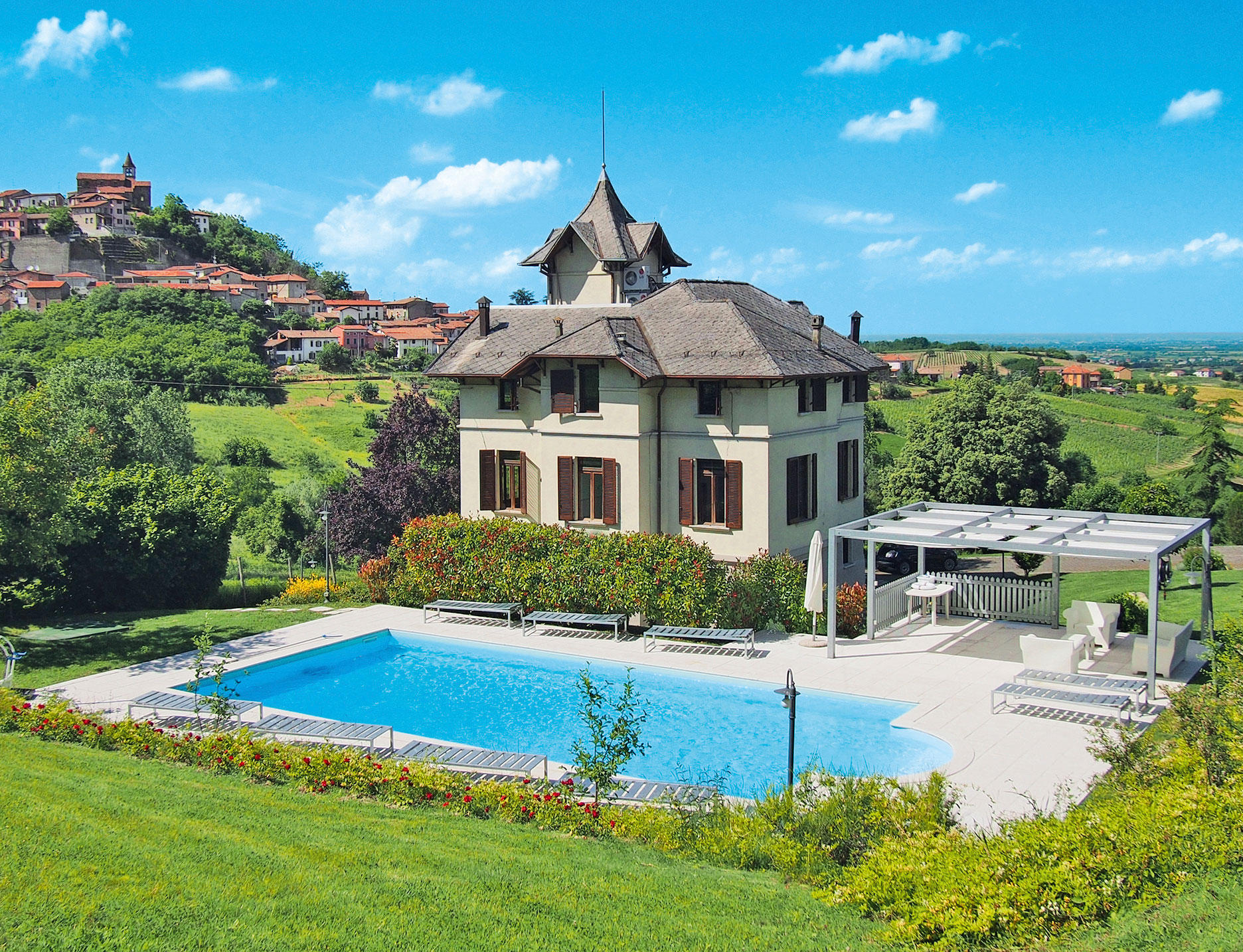 Maison vacances avec piscine en Italie