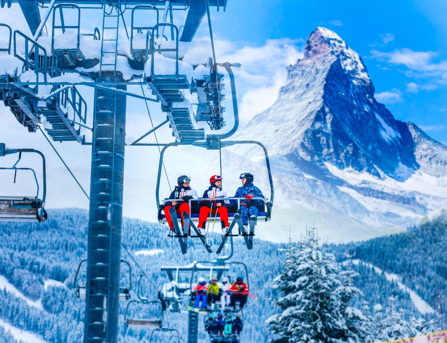 Chalets in Zermatt