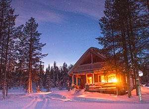 Ferienhaus Lappland Ski