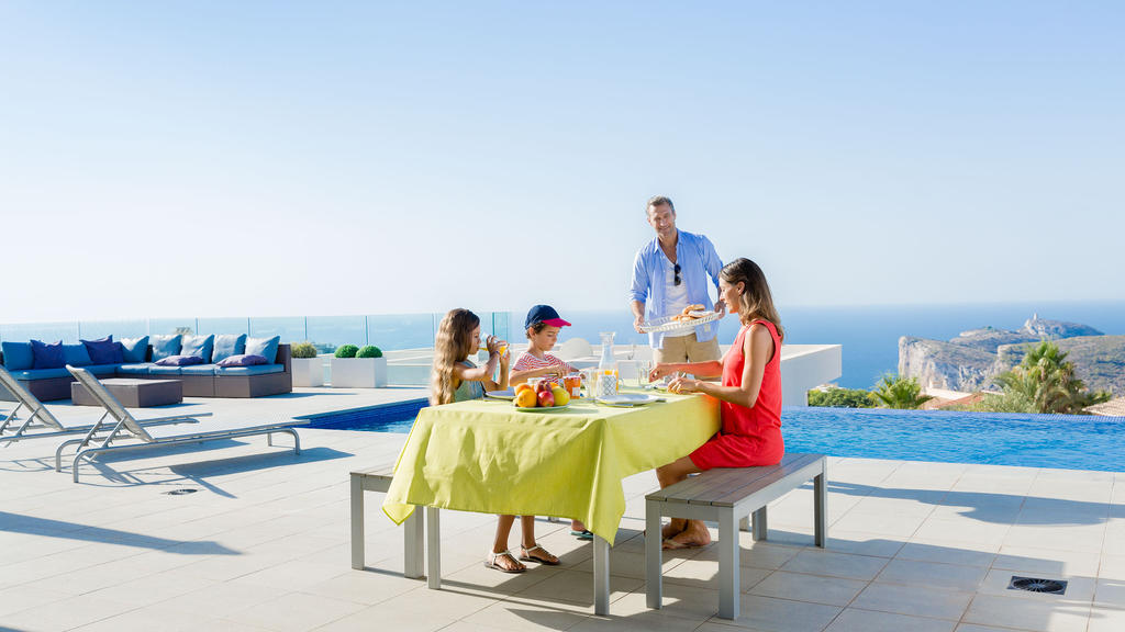 Férias familiares numa casa de férias