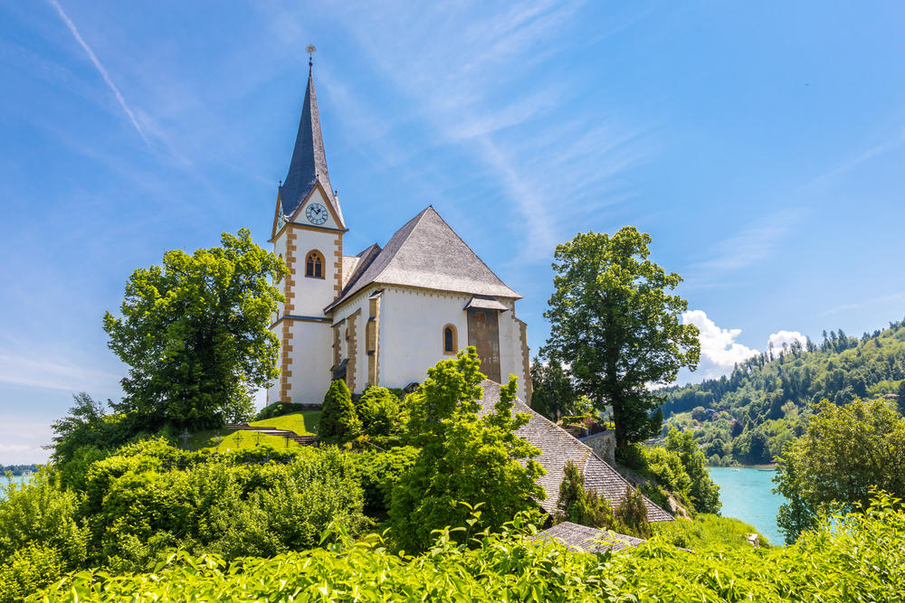 Oostenrijk Karinthië Velden am Wörthersee Maria Wörth