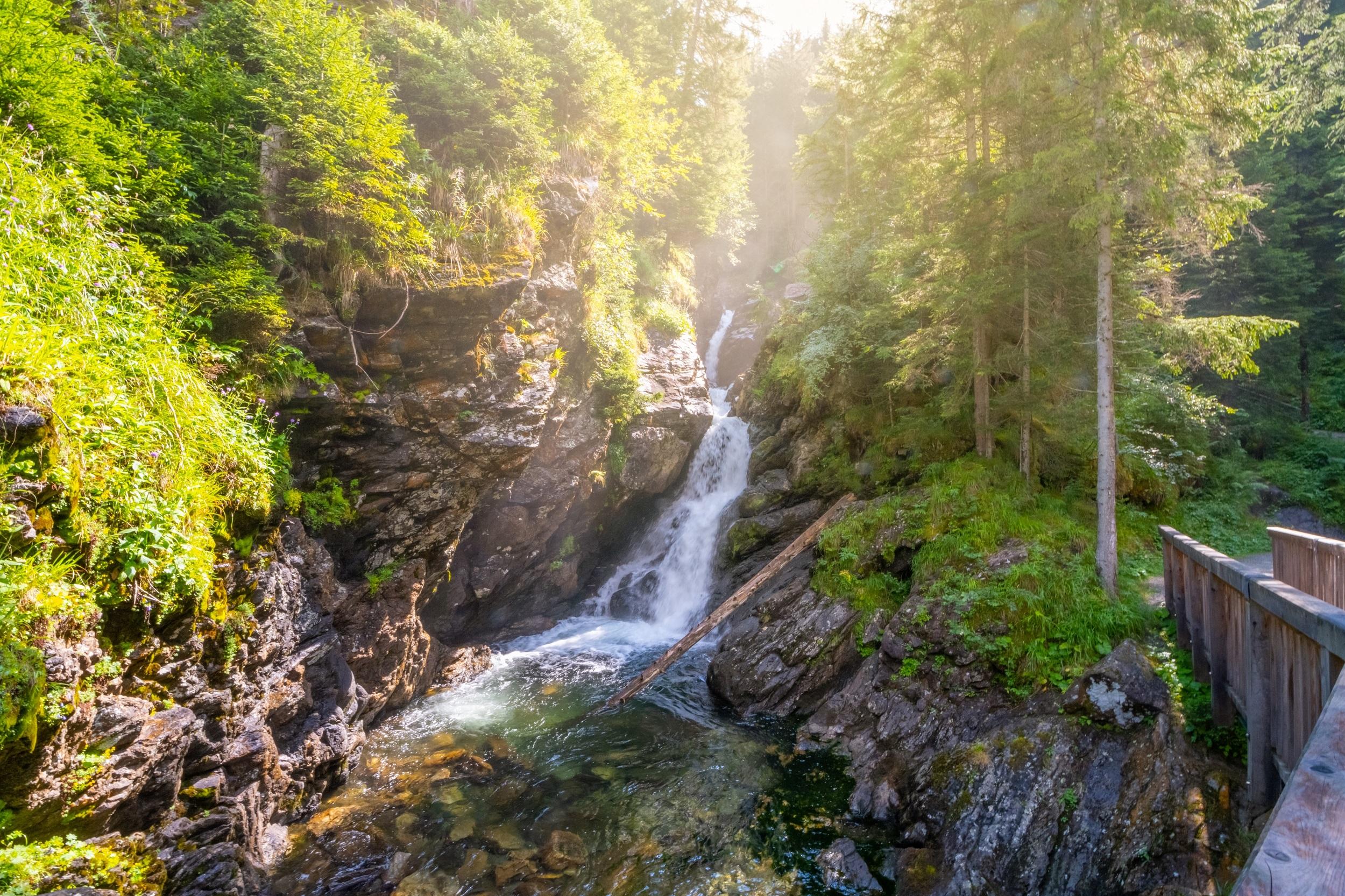 Österreich-Riesach-Wasserfall