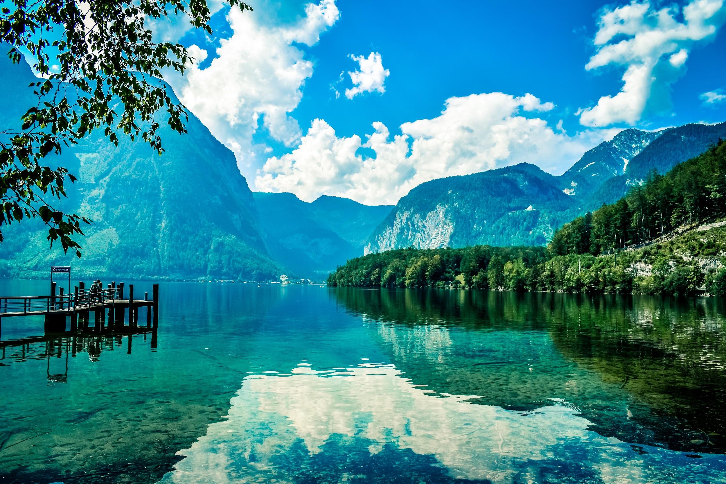 Autriche Salzkammergut Lac de Hallstatt en été