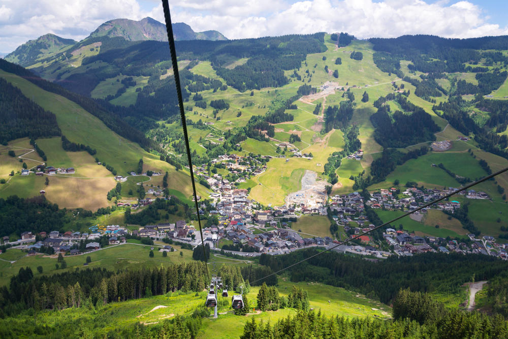 Österreich Schattberg Xpress Seilbahn