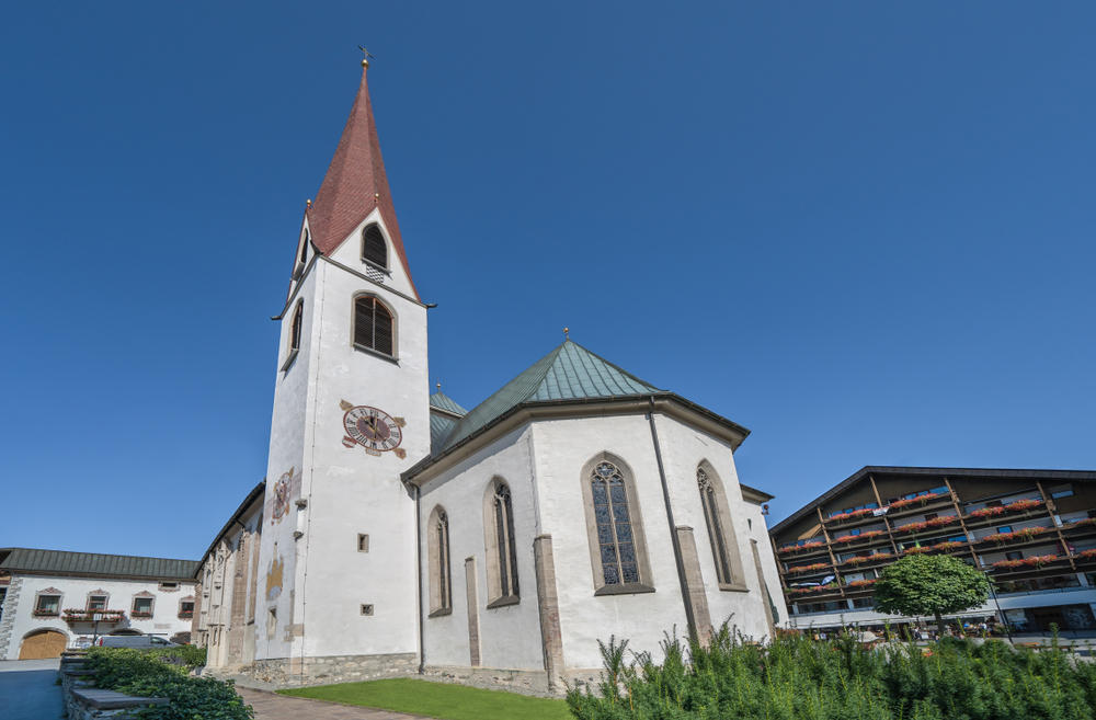 Oostenrijk kerk St. Oswald in Seefeld