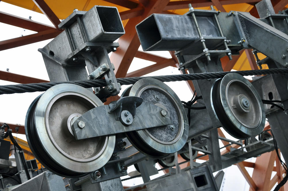 Details about the driving mechanism of a cable car