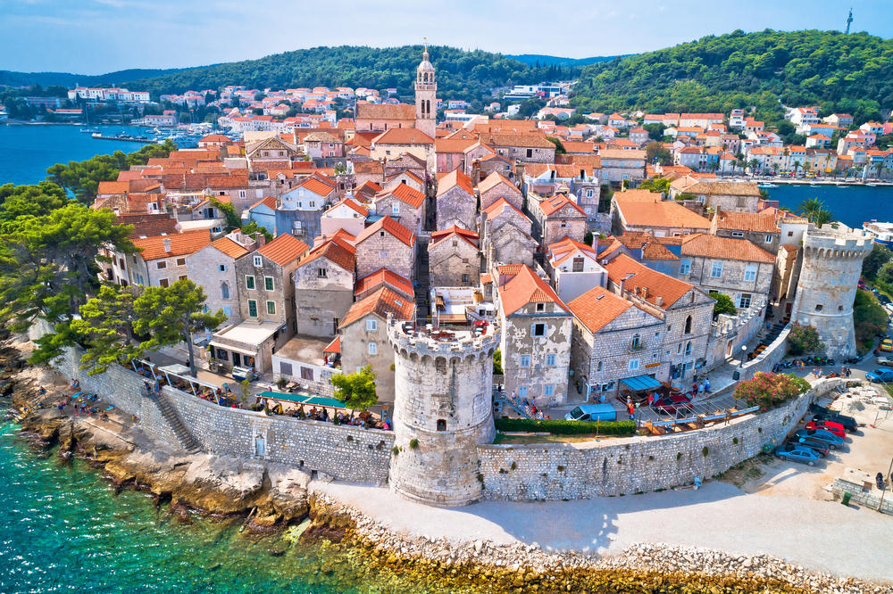 Kroatien Korcula Stadt