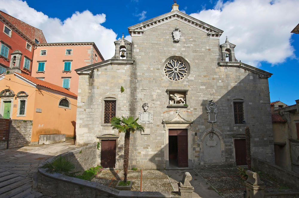 Kroatië Labin Kerk Heilige Maagd Maria