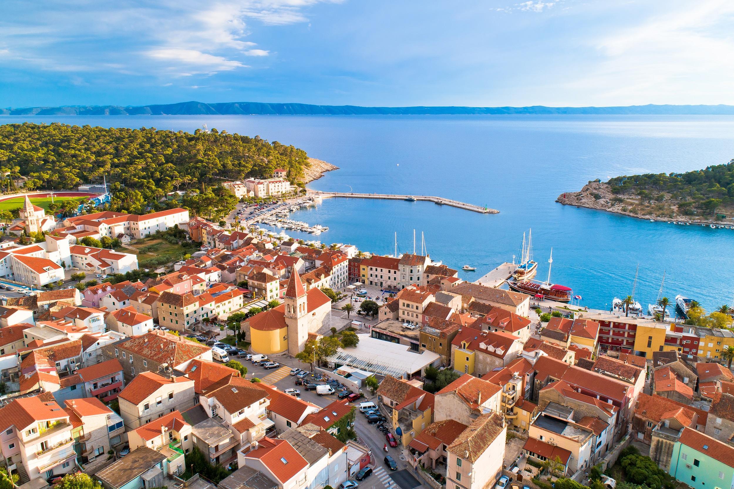 Kroatien Makarska Touristenstadt