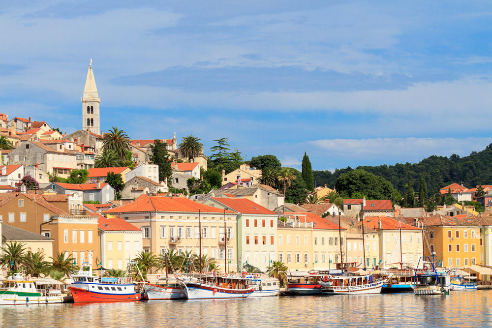 Kroatien Mali Losinj Stadt