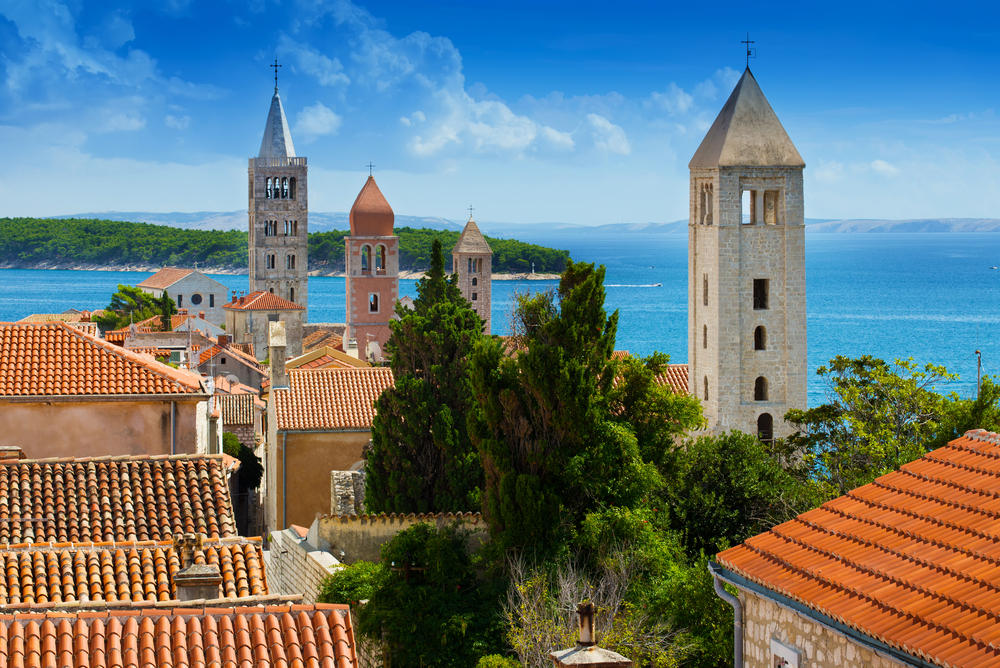 Croatie Rab Ville