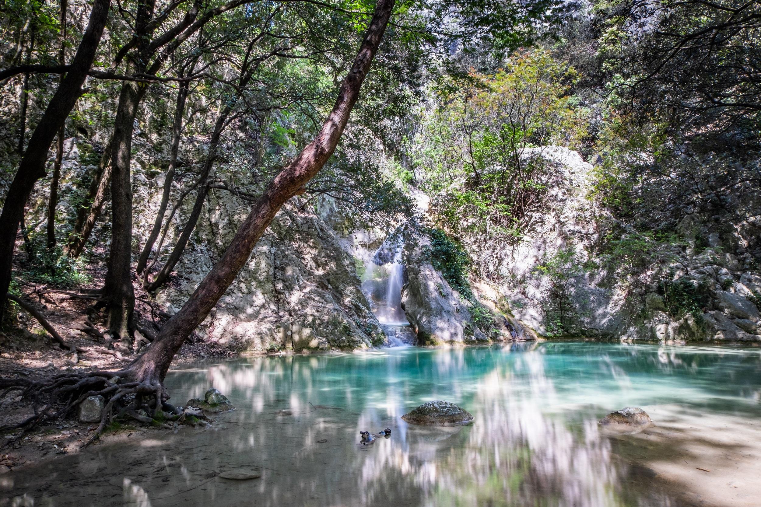 Wasserfall Sentonina Staza
