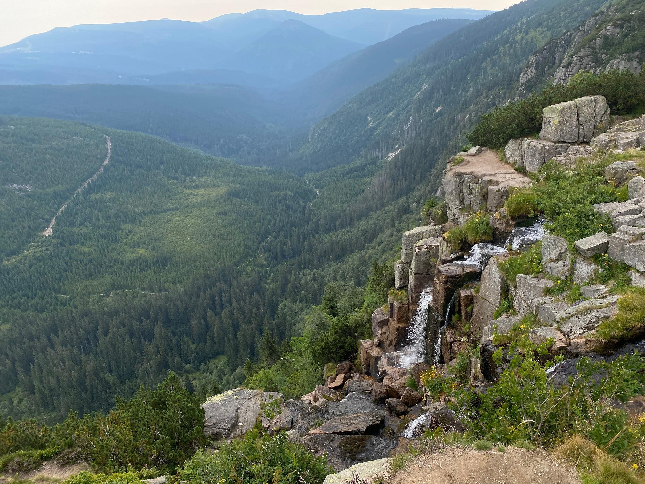 Pancavy Waterfall van de Tsjechische Republiek