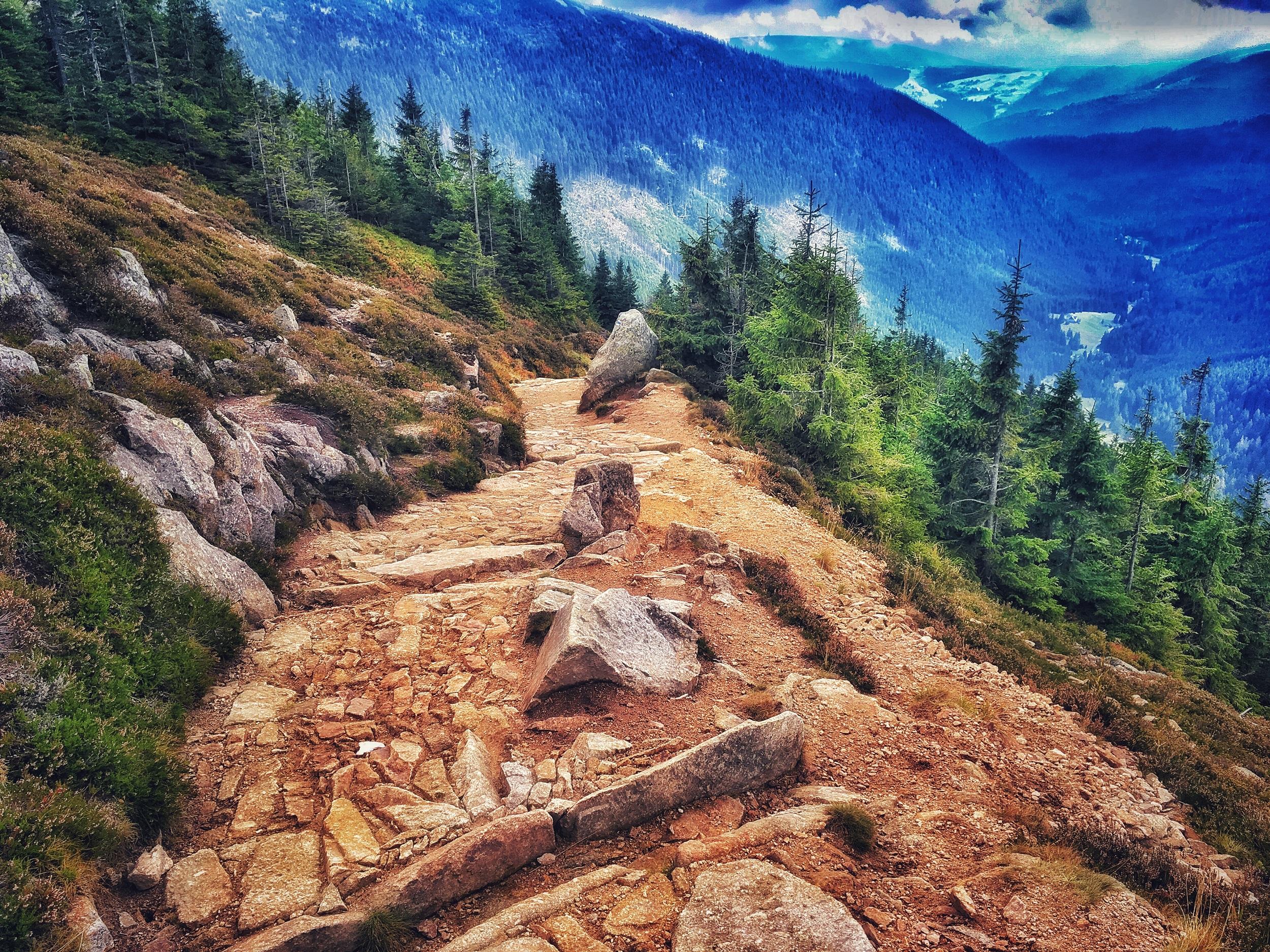 Wanderweg von Pec pod Sněžkou