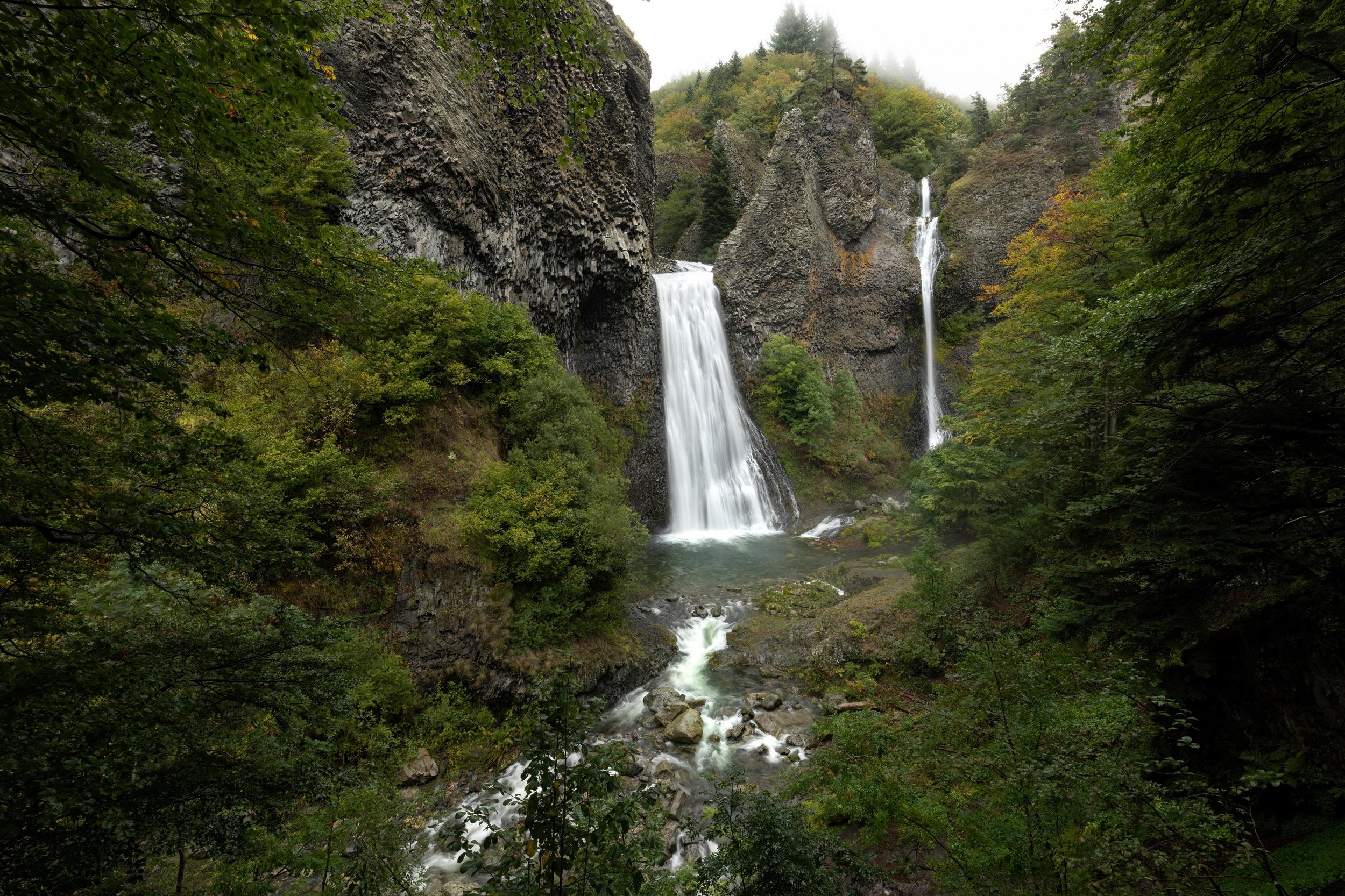 Frankreich Ardèche Ray-Pic-Wasserfall