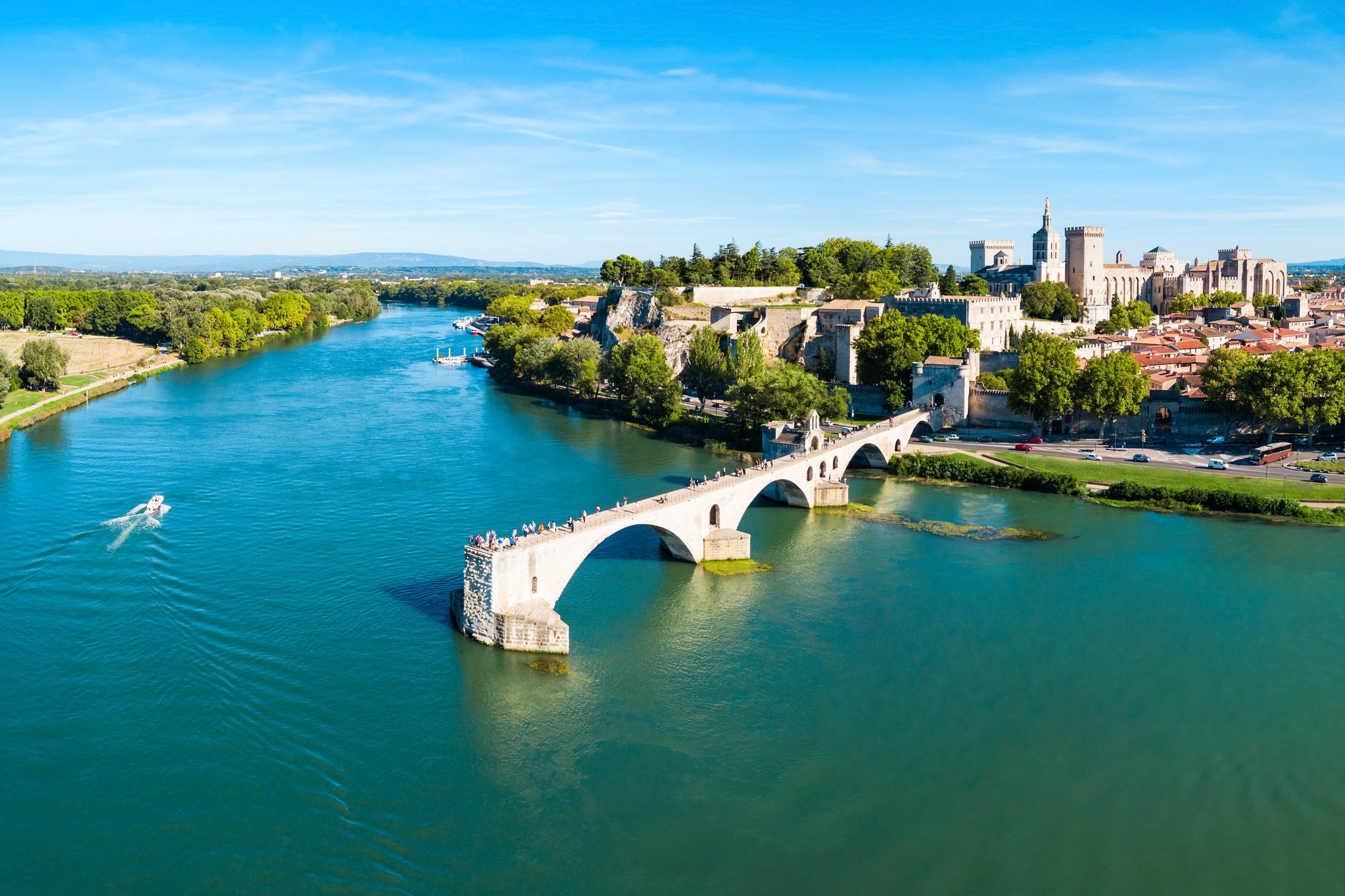 Frankreich-Avignon-Panorama