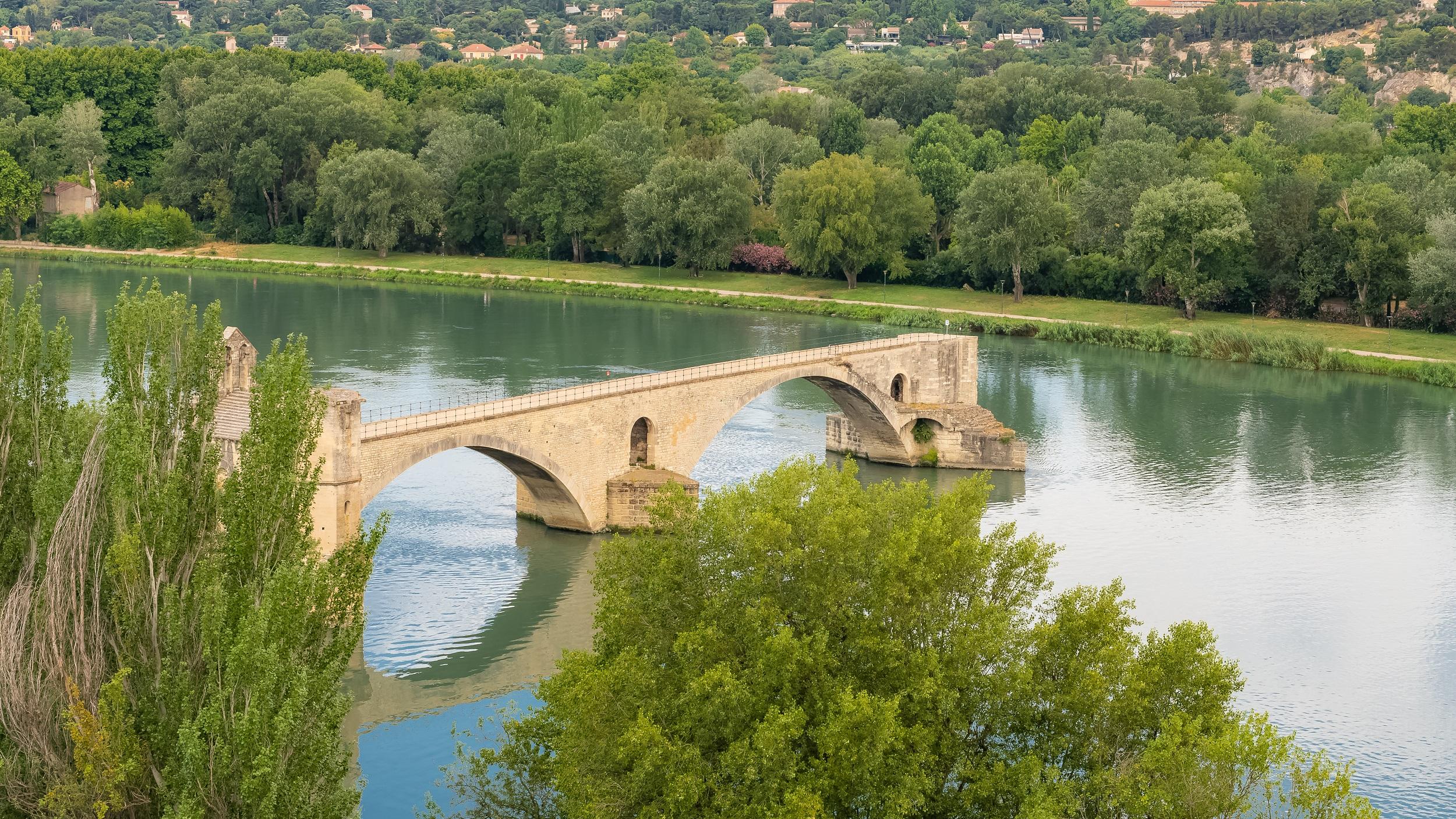 Frankreich-Avignon-Saint-Benezet-Brücke