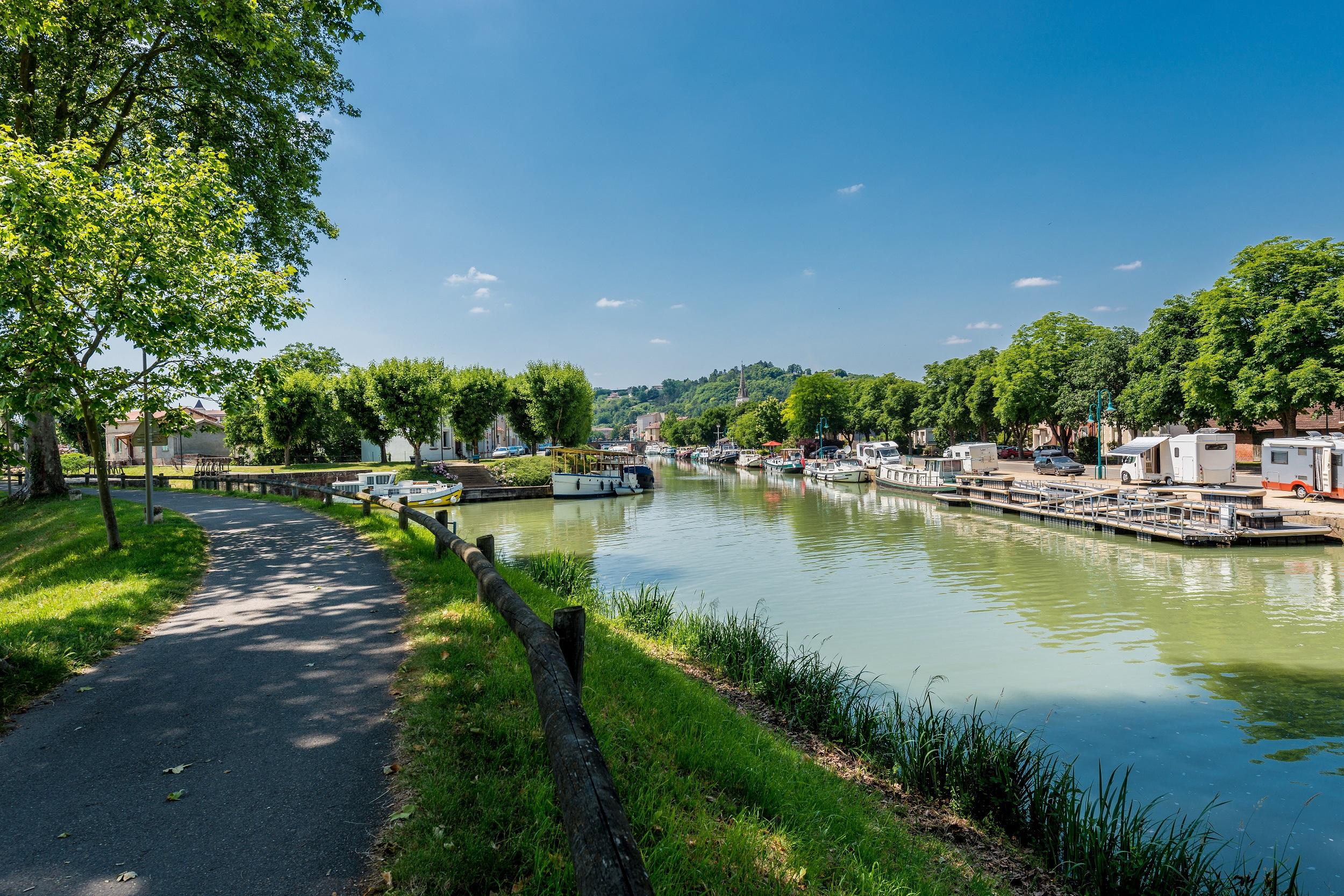 Frankrijk Kanaal van Garonne