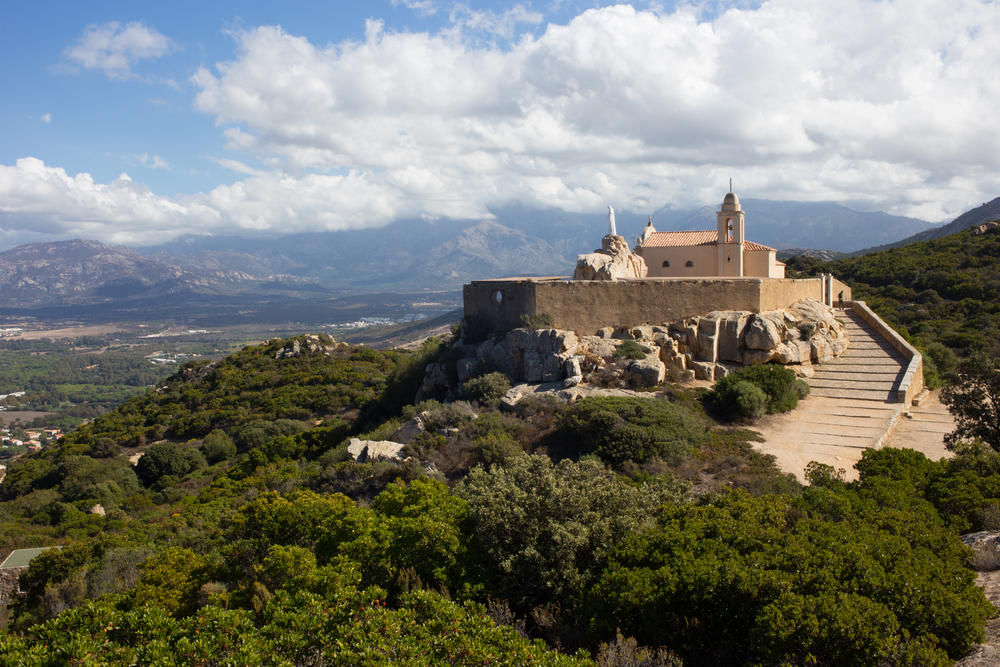 Frankreich Korsika Kapelle Notre Dame de la Serra