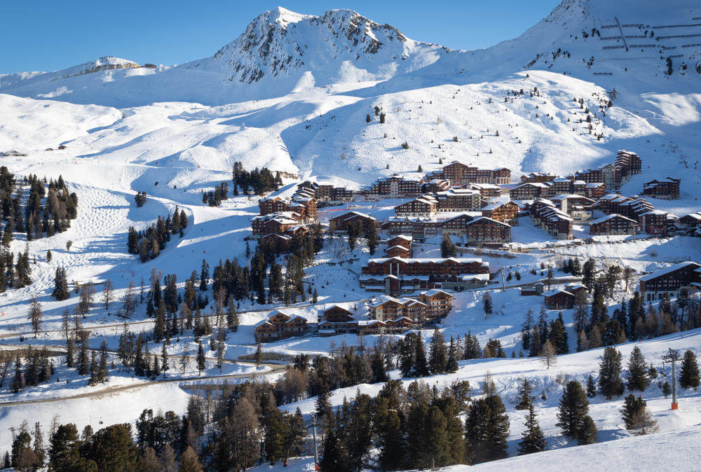 Frankreich La Plagne Belle Plagne Sportzentrum