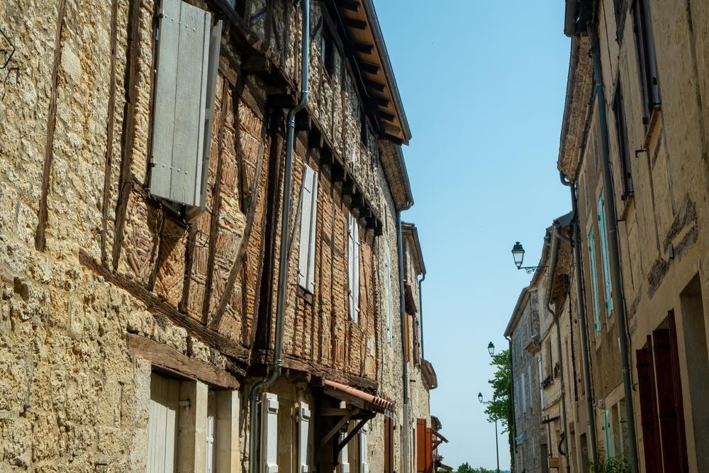 Frankrijk Lot et Garonne Smalle Straat