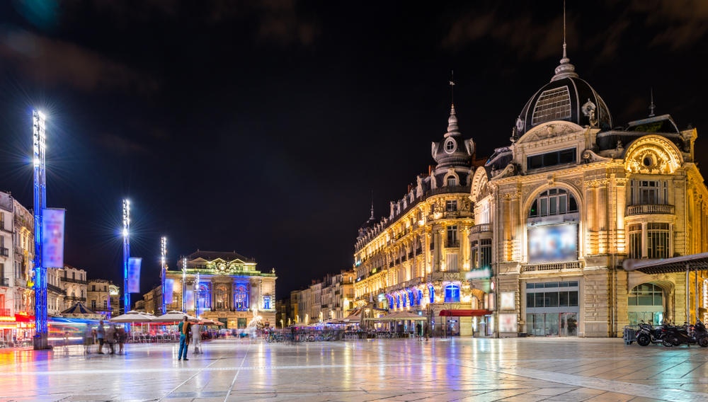 Frankreich Montpellier Place de la Comédie