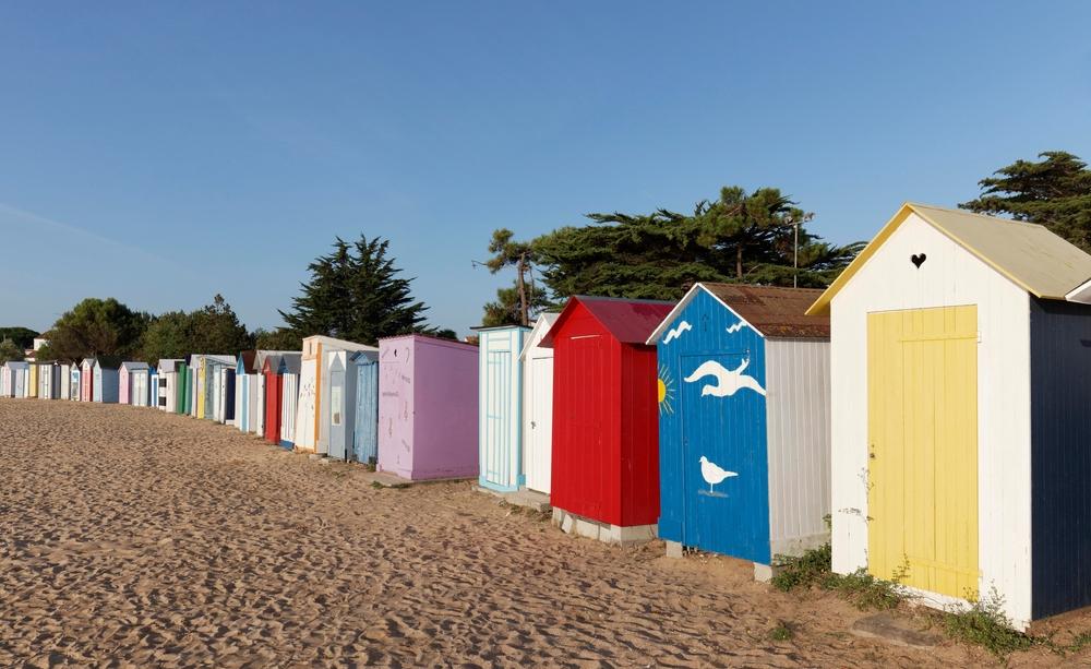 Frankreich Saint Denis d'Oléron Strandhütten