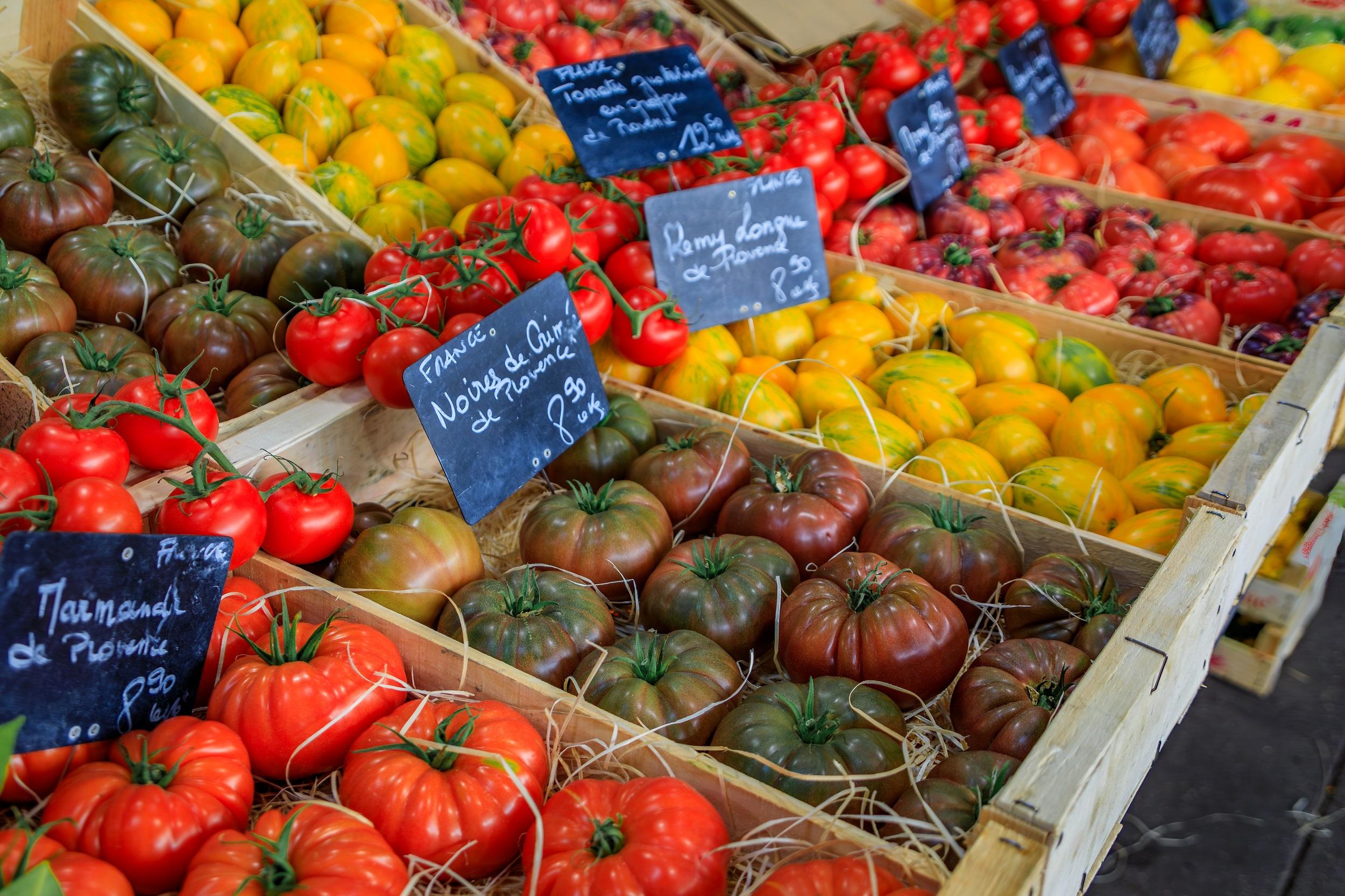 Frisch-Tomaten-Markt