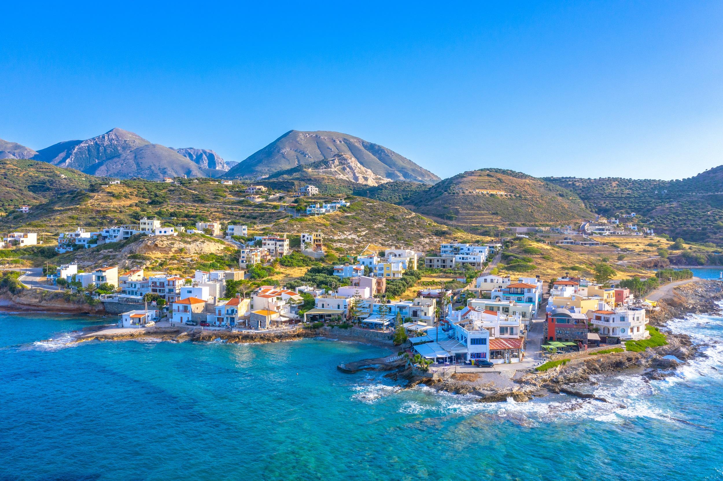 Grèce Crète Village de pêcheurs Mochlos