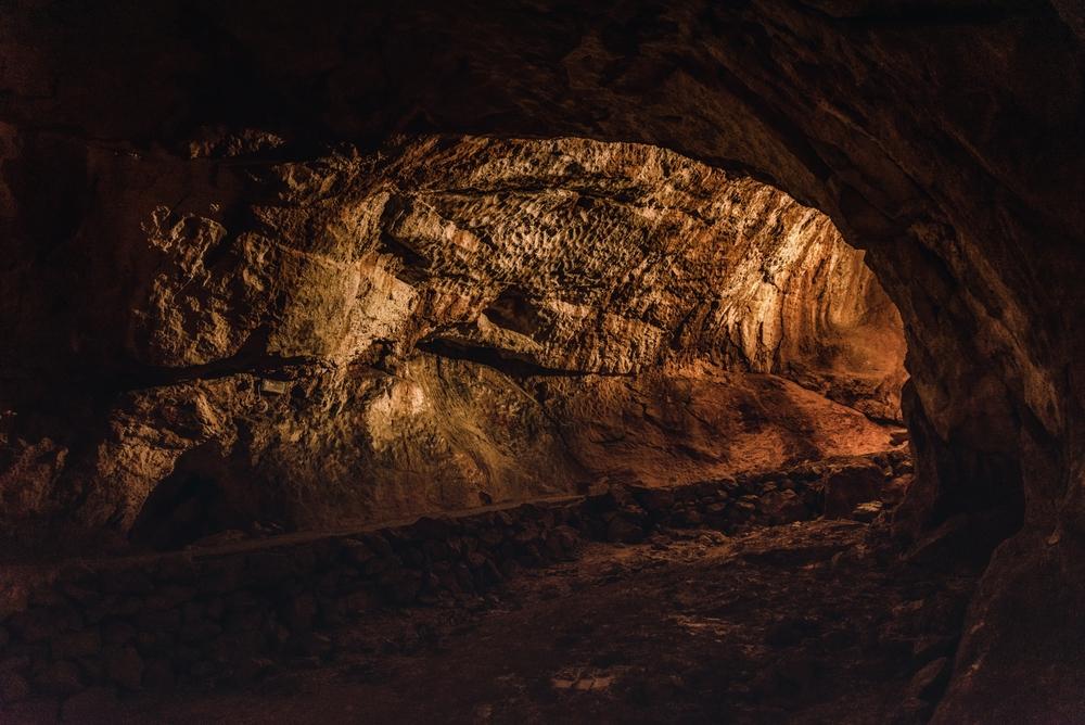 inside the cave