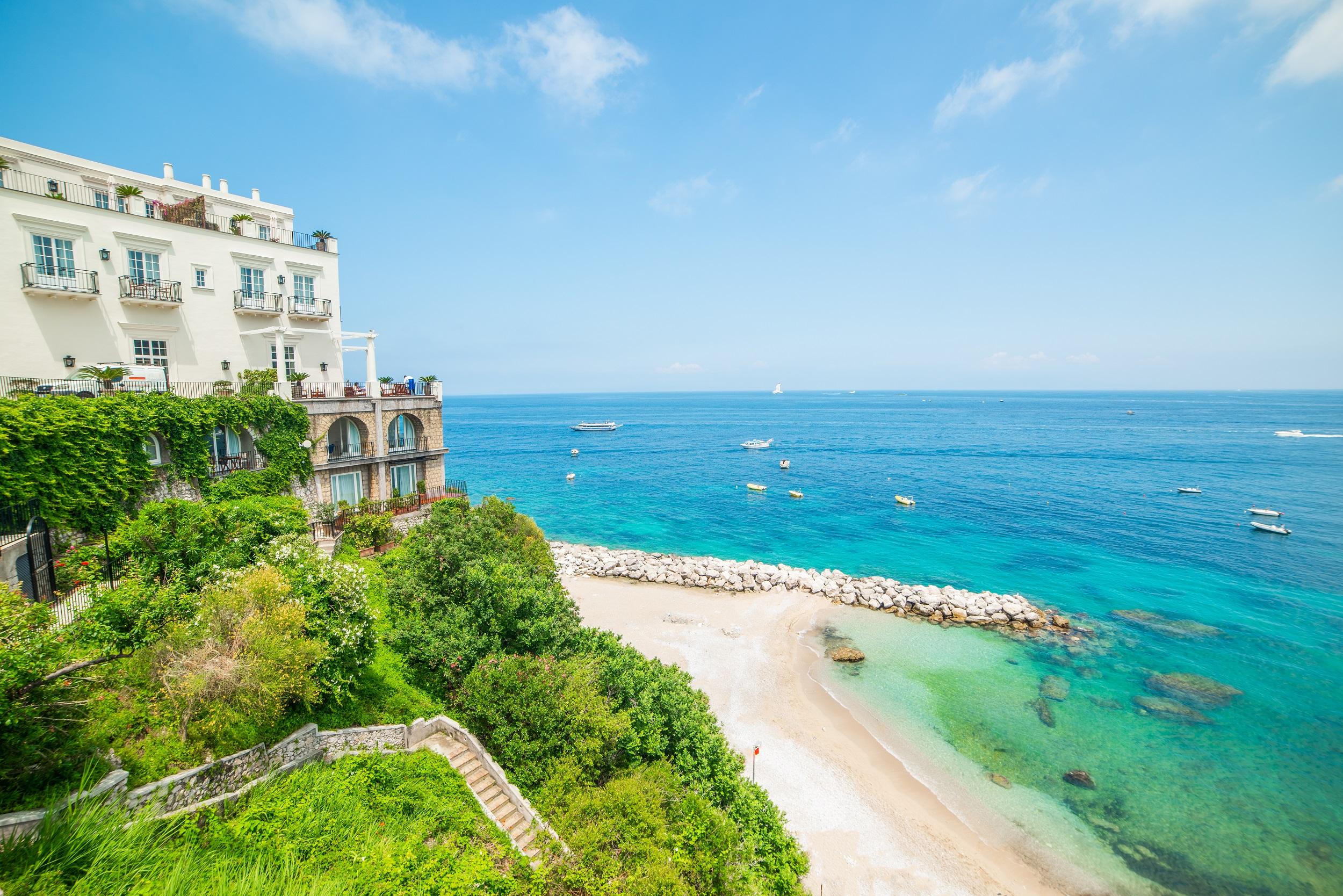 capri marina grande strand