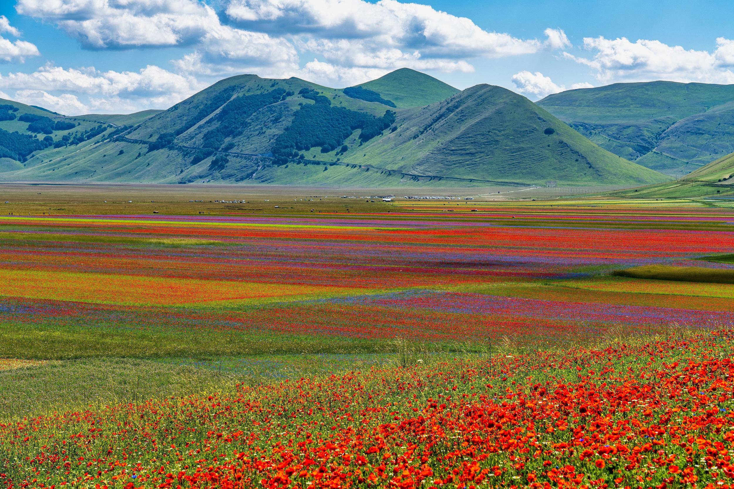 Italien-Castelluccio di Norcia