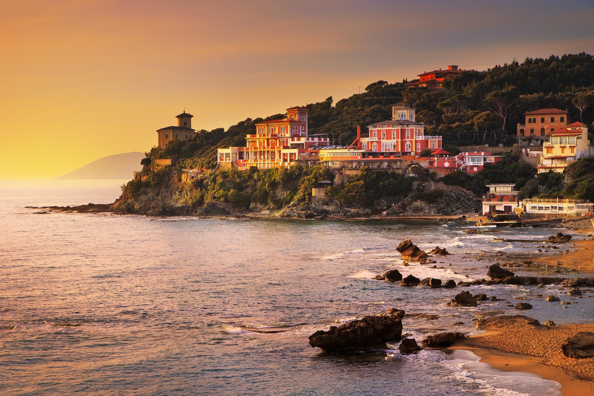 Italië-castiglioncello-zonsondergang