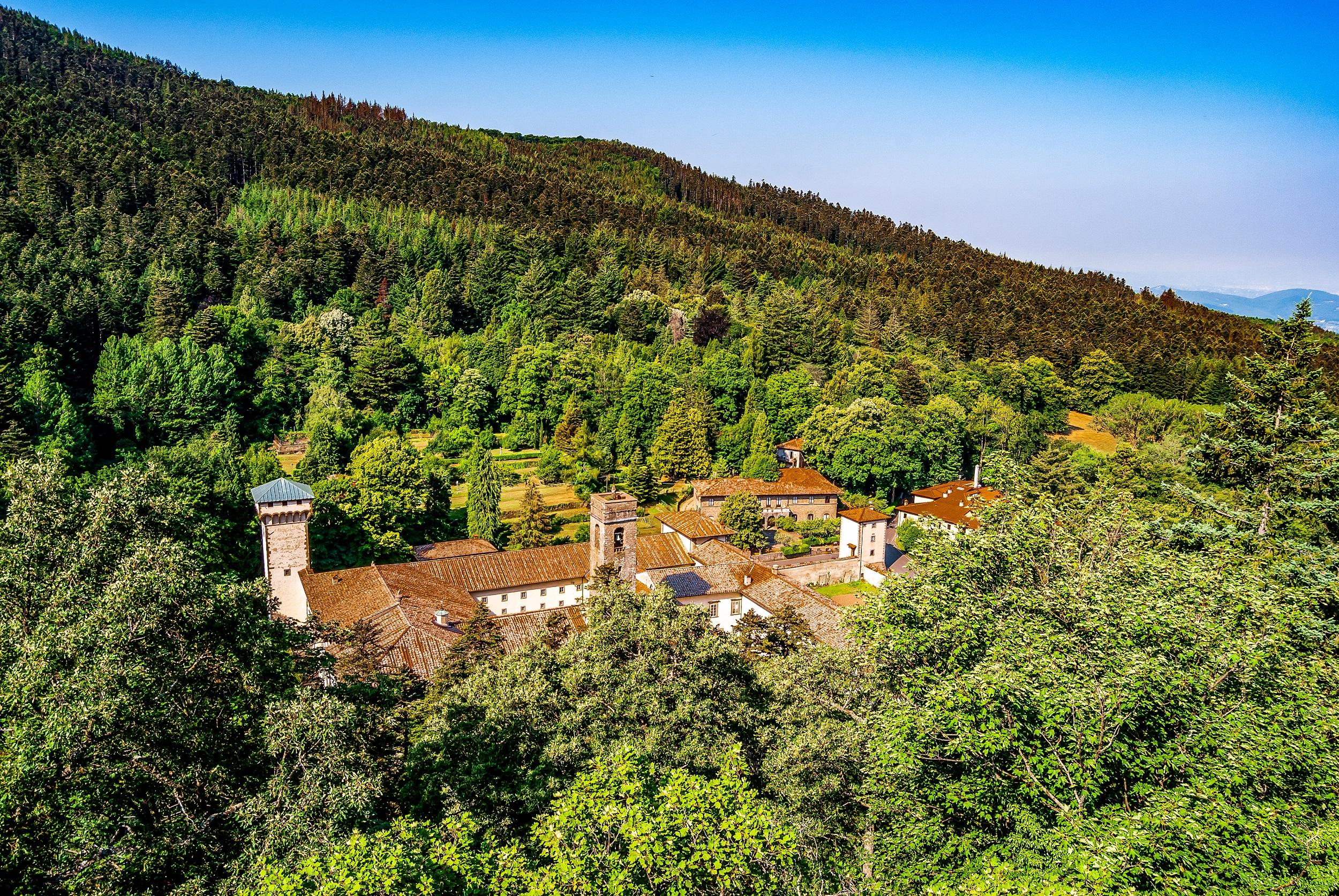 Italien Florenz Umland Vallombrosa Waldreservat