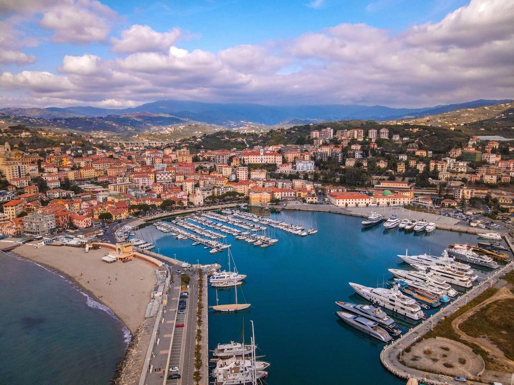 Italië meer Como Gera Lario strand