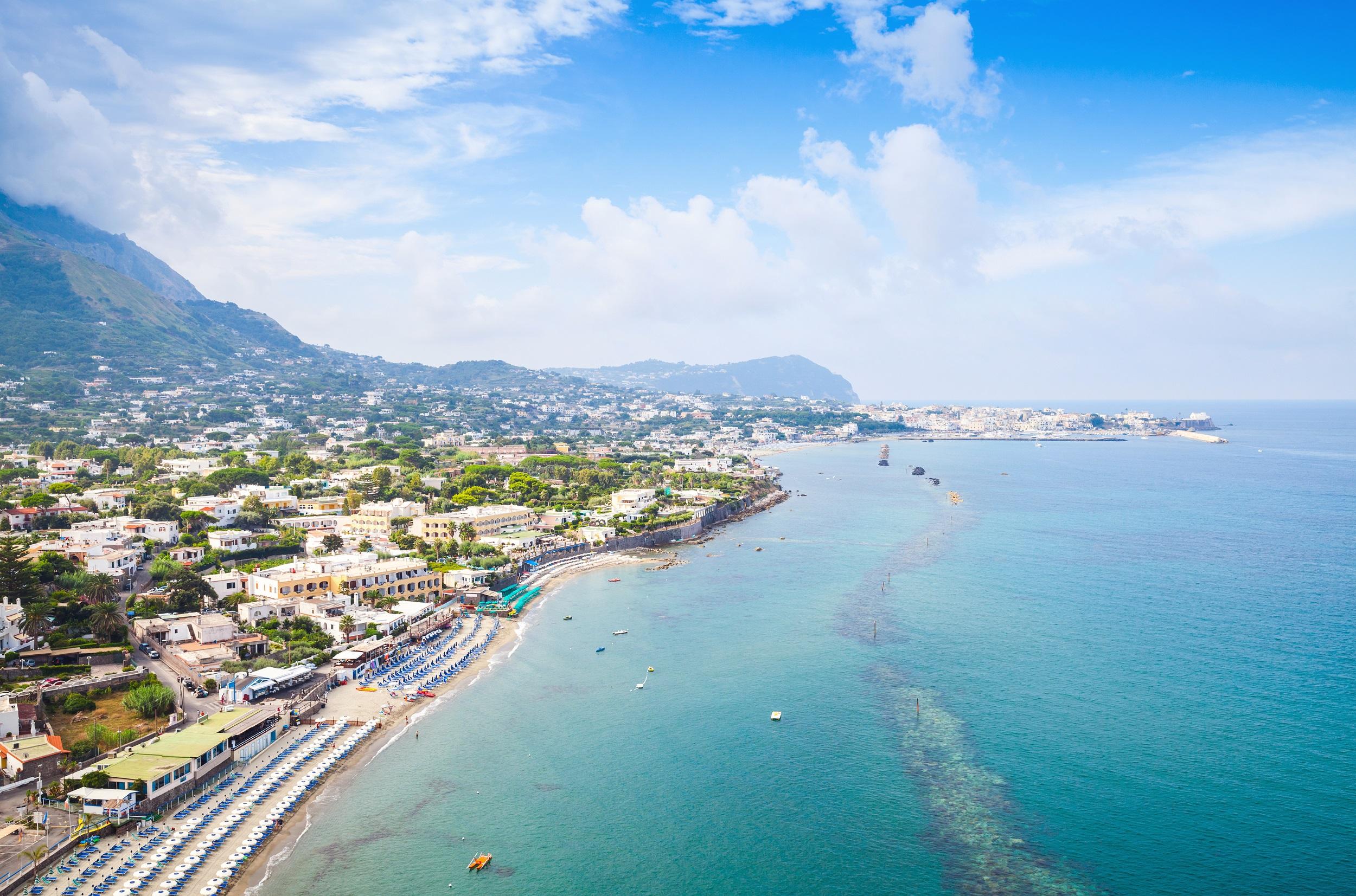 insel ischia forio strand